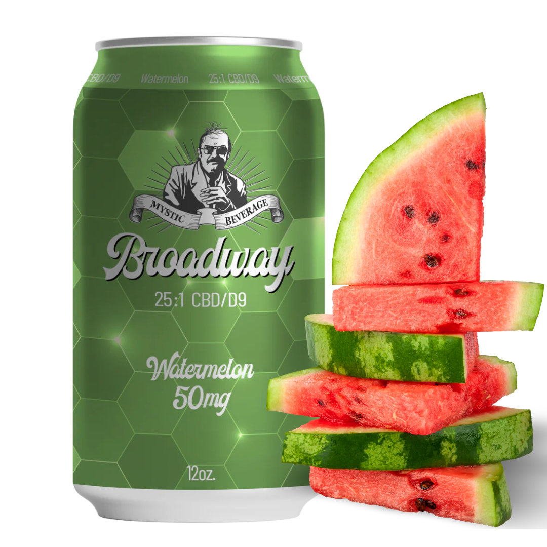 Broadway Watermelon 50mg CBD & 2mg Delta-9