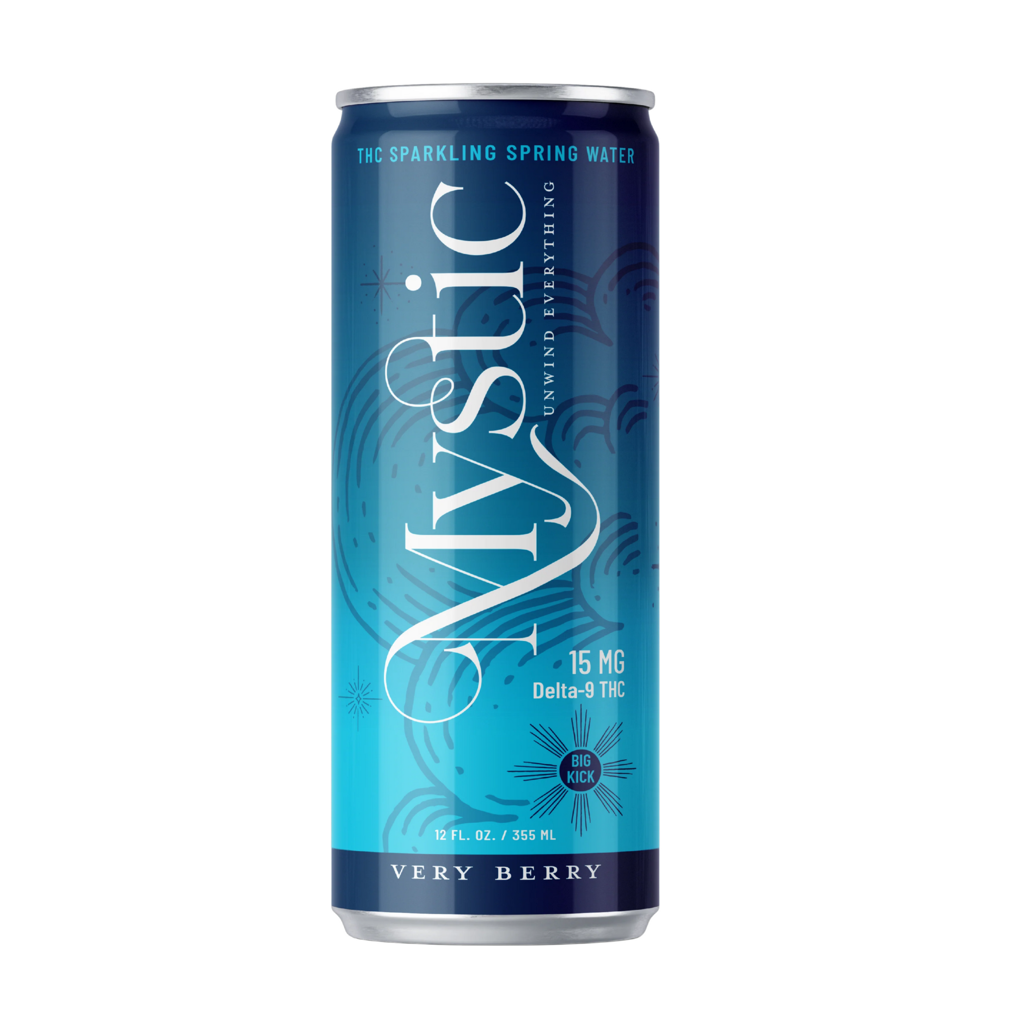 Big Kick Very Berry 15mg Delta-9 THC seltzer can