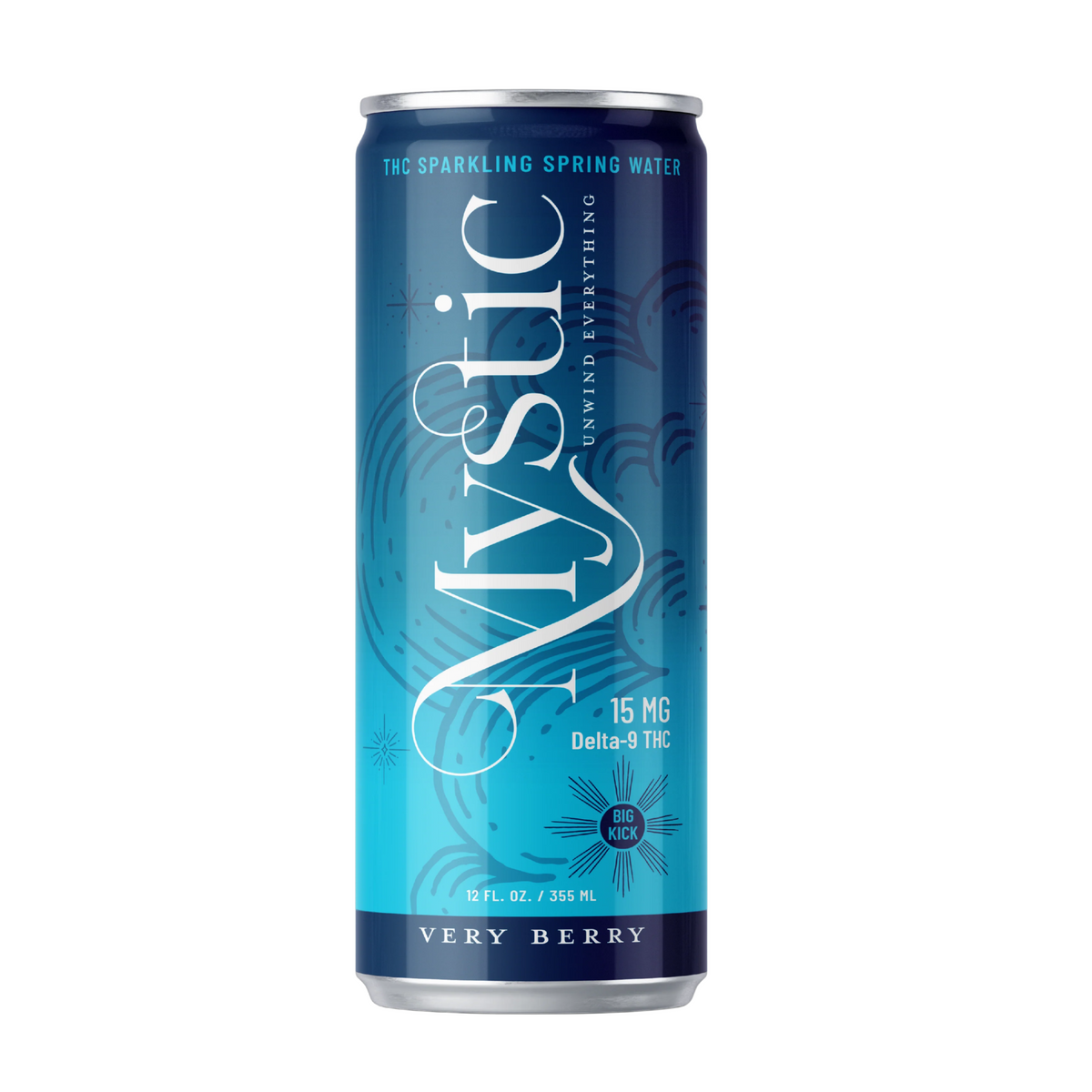 Big Kick Very Berry 15mg Delta-9 THC seltzer can