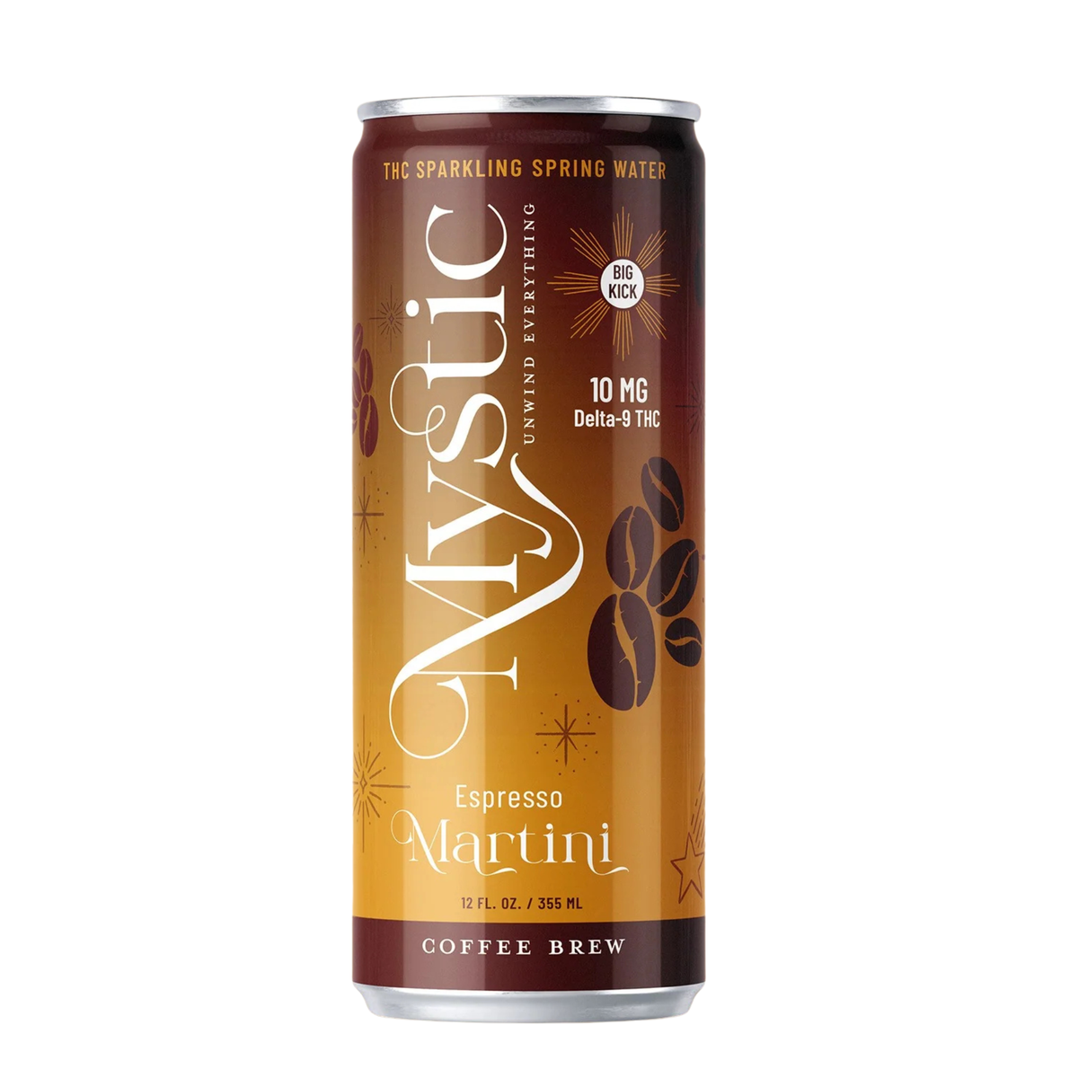 Big Kick Espresso Martini 15mg Delta-9 THC seltzer can