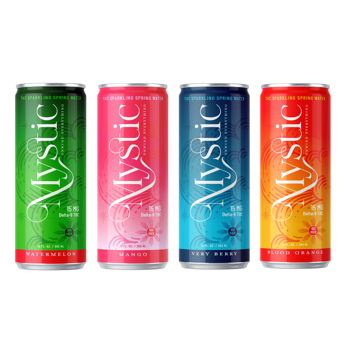 Big Kick Delta-9 THC seltzer variety pack