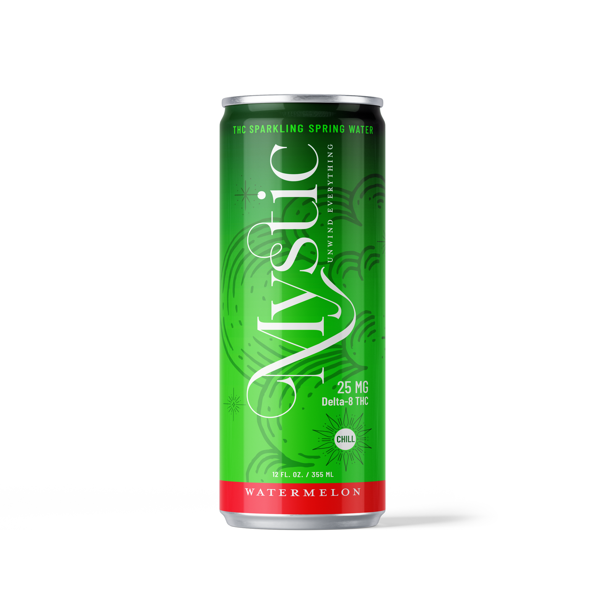 A Big Sale! Mystic Chill/Nirvanic 12 Pack Delta-8 Watermelon 25 mg