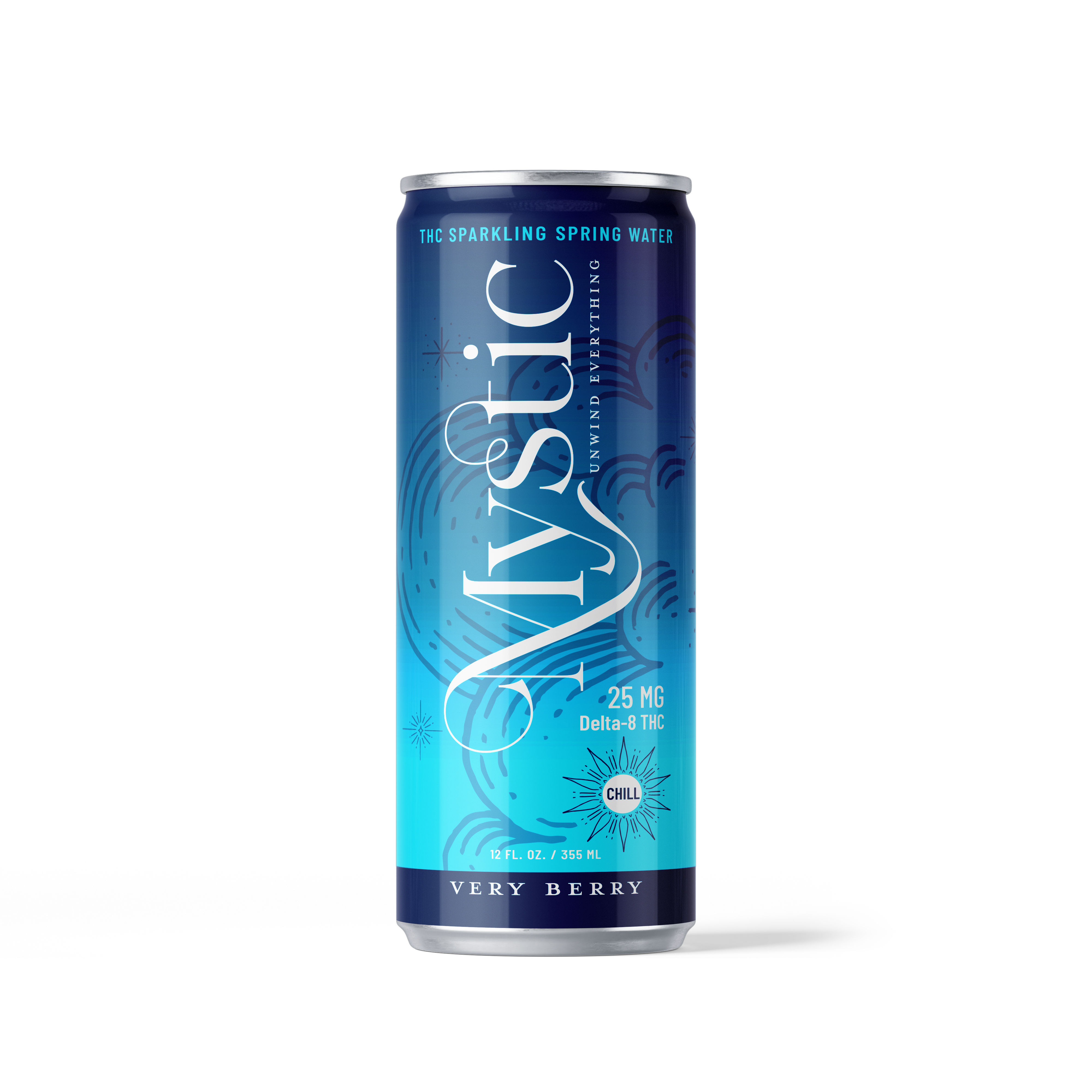 A Big Sale! Mystic Chill/Nirvanic 12 Pack Delta-8 Very Berry 25 mg